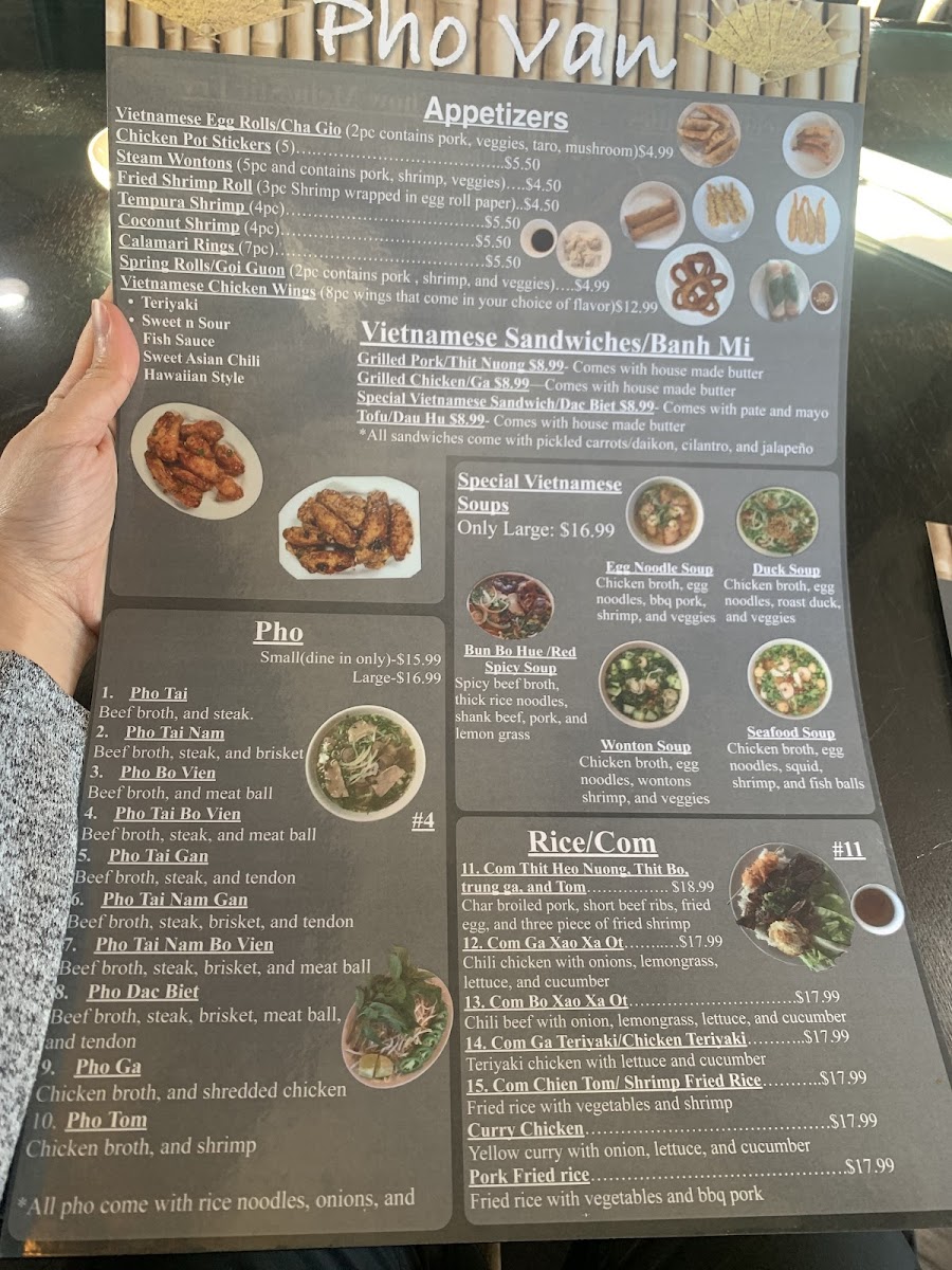 Pho Van Menu - Image 5